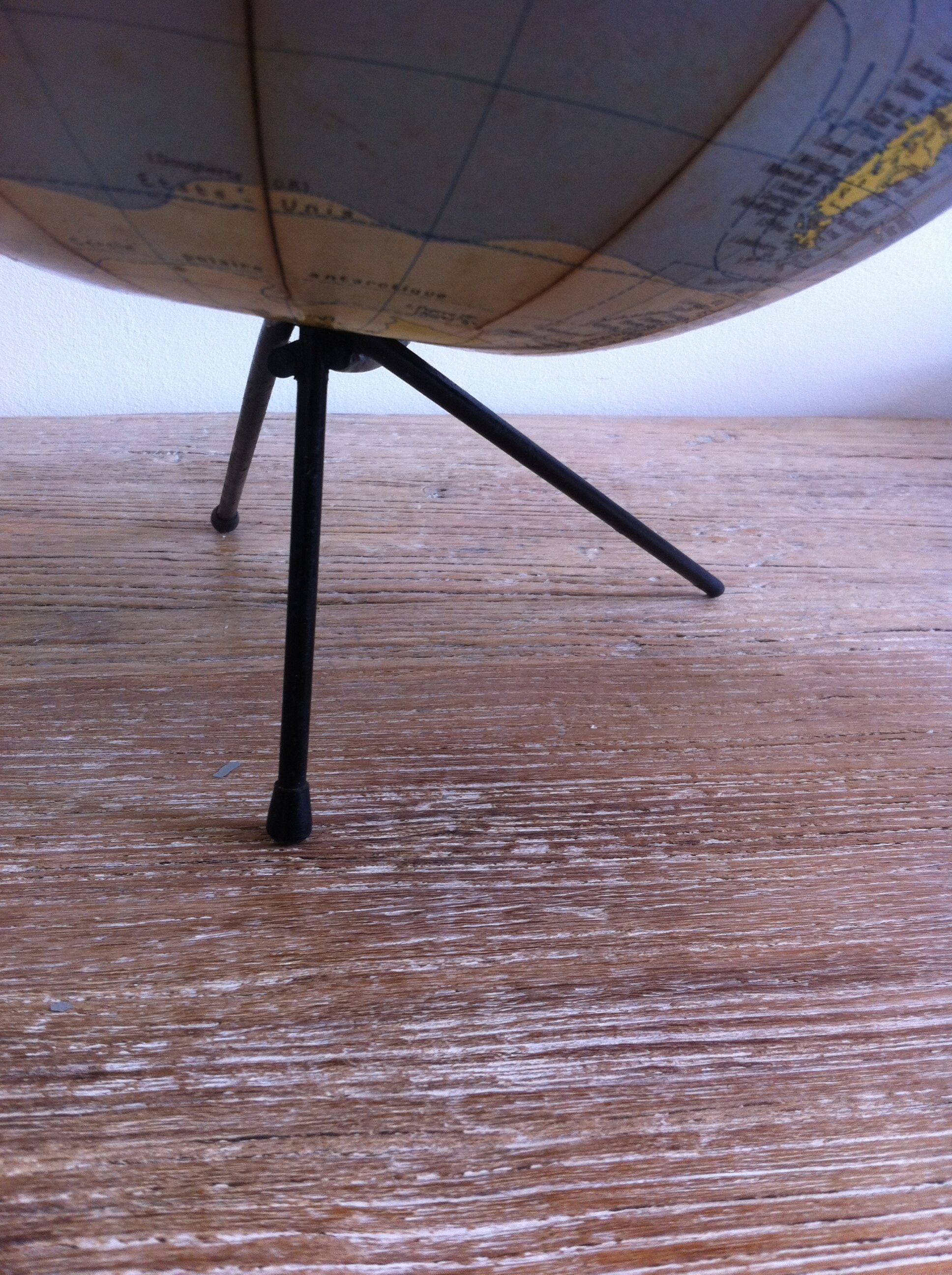 Tripod terrestrial globe