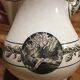 Pitcher in sarreguemines "Nemrod" earthenware