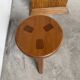 Tripod stool elm