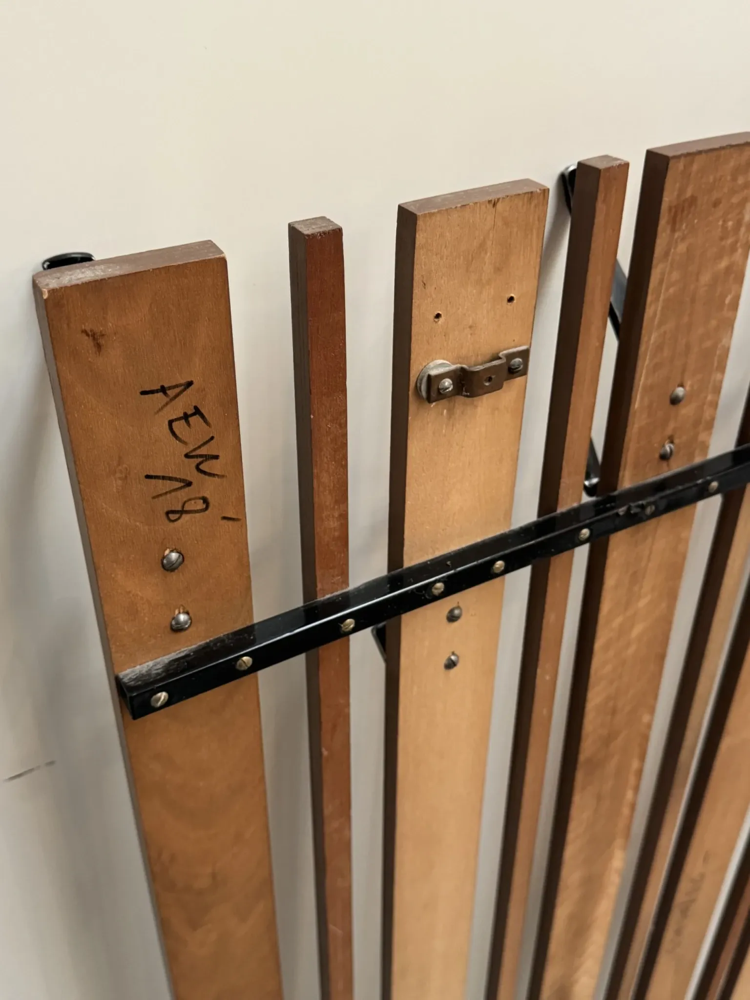 Wall-mounted coat rack