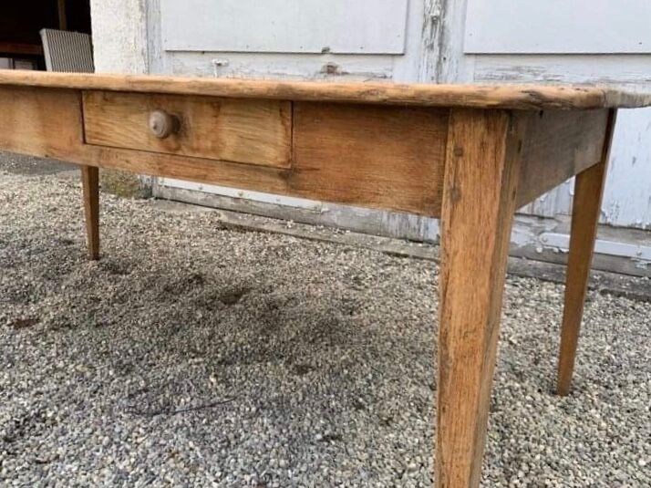 Large bistro table old farmhouse table solid wood Length 200 x Width 98 cm