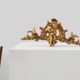 Louis XV Giltwood Ornament with Central Putto and C‑Scrolls, 18th Century