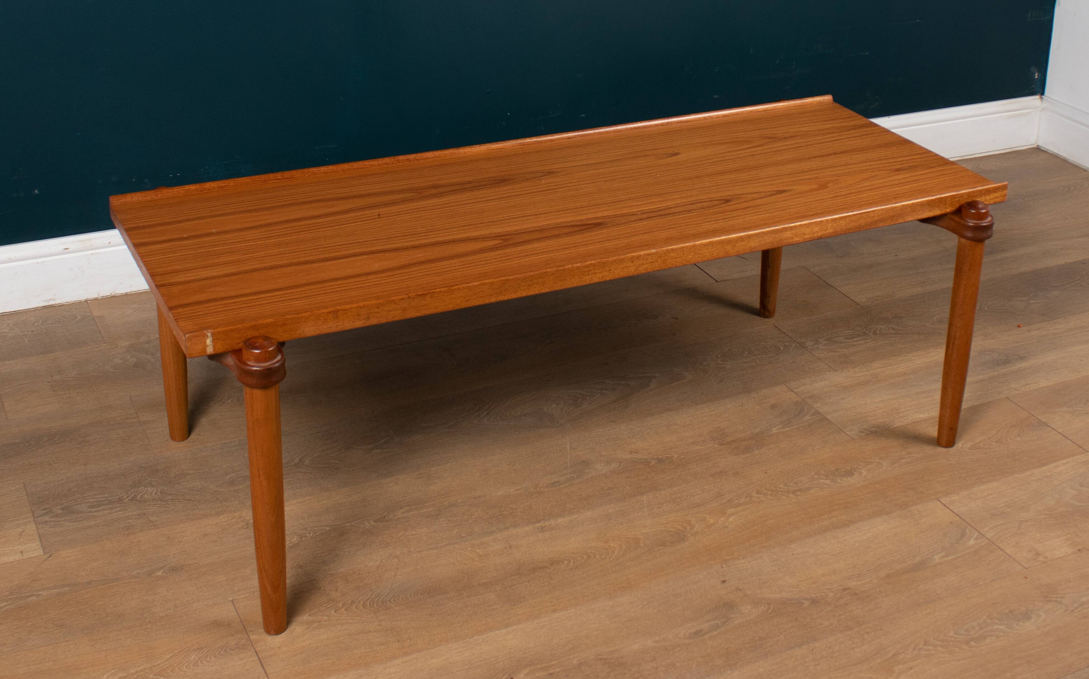 Retro 1960s Mid Century Danish Style Coffee Table