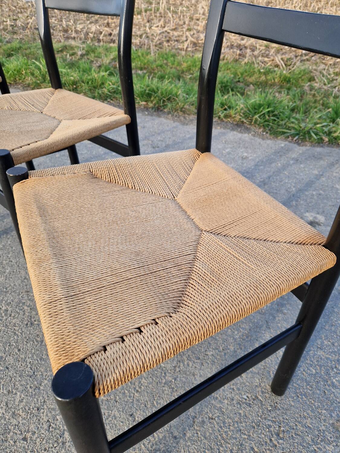 4 chaises Gessef par la manufacture Consorzio Sedie Friuli