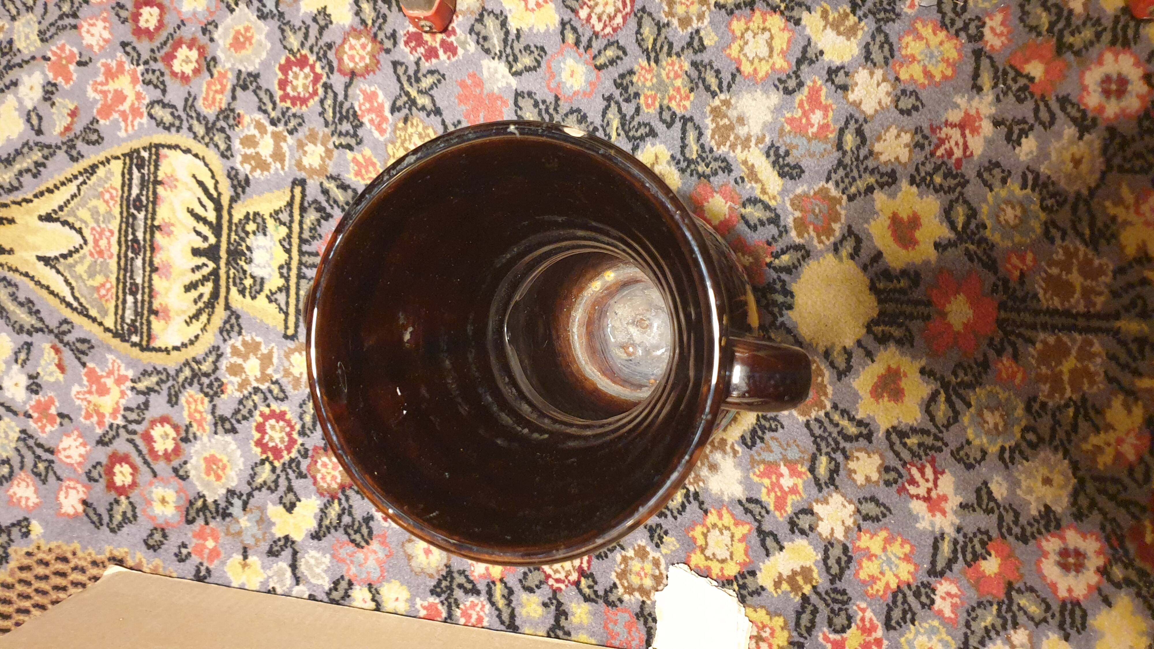 Vase with vintage handles