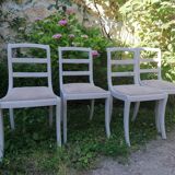 Set of 4 empire style chairs