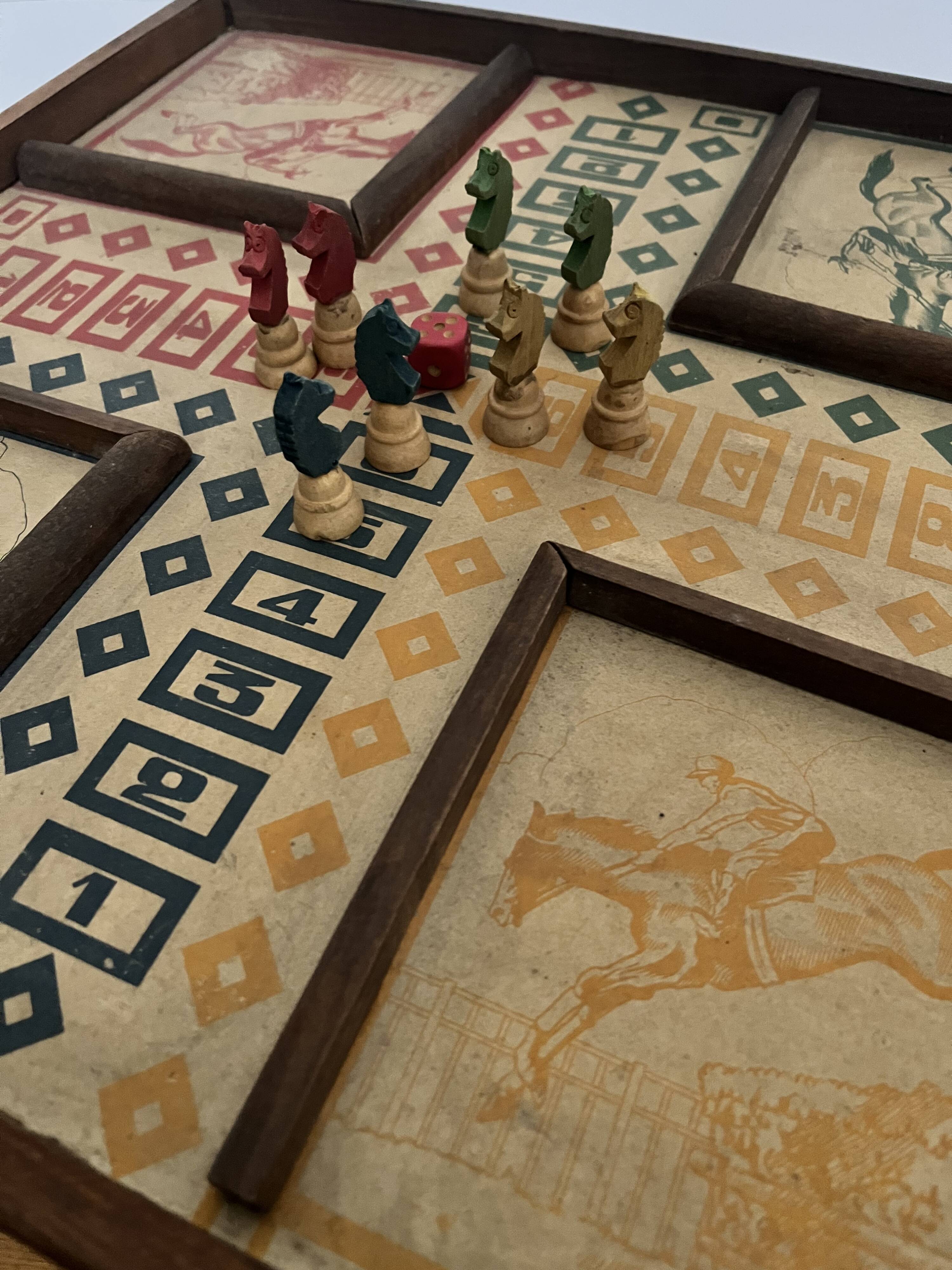 Ancient game of small horses and goose