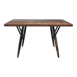 Pirkka Early dining table from the mid-century by Ilmari Tapiovaara for Laukaan Puu, 1960s.