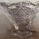 Vintage cut crystal vase