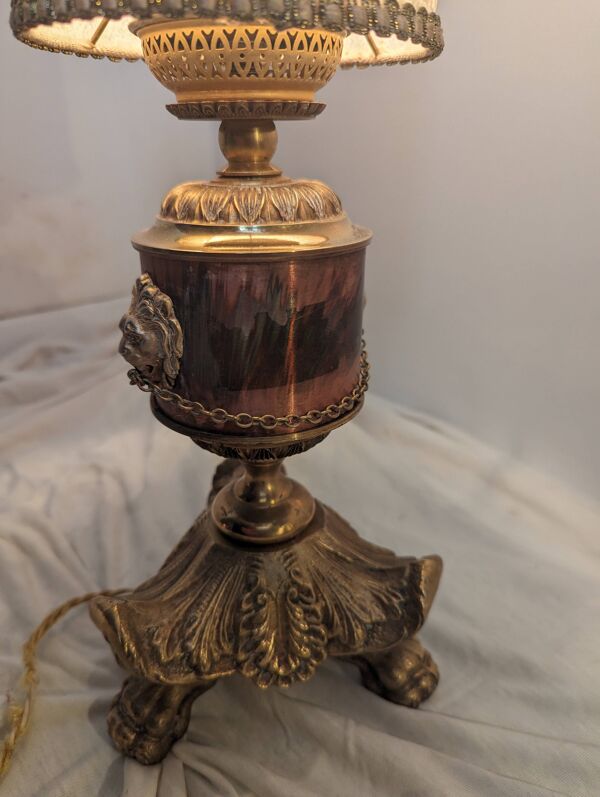 Lampe bronze Mathieu Fall