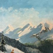 Oil painting landscape signed 40cm x 55cm
