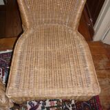 Pair of 2 rattan chairs