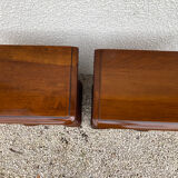 Pair of Louis Philippe style bedside tables