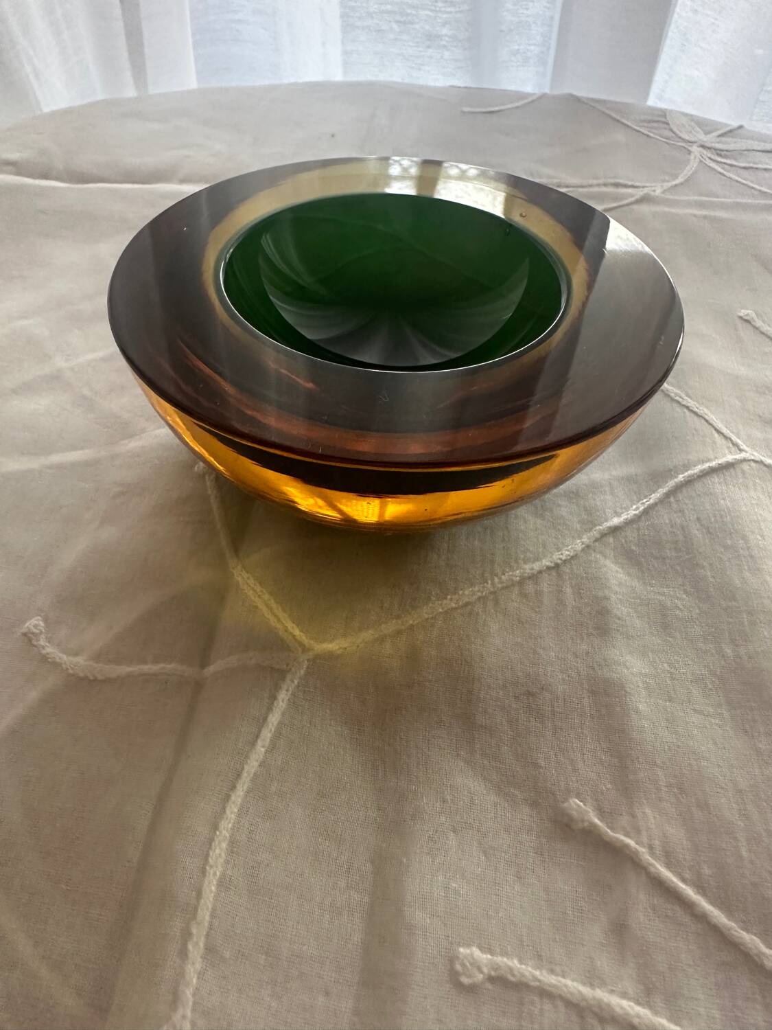 Vide poche Flavio Poli en verre de Murano, 1970