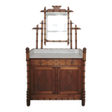 Late 19th century faux bamboo chest of drawers in pichepin
