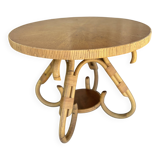 Bamboo side table, Italy 1960