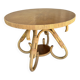 Bamboo side table, Italy 1960