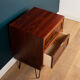Restored Mid Century Danish Rosewood Sideboard Lamp Table Chest On Hairpin Legs