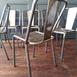 6 Tolix bistro chairs