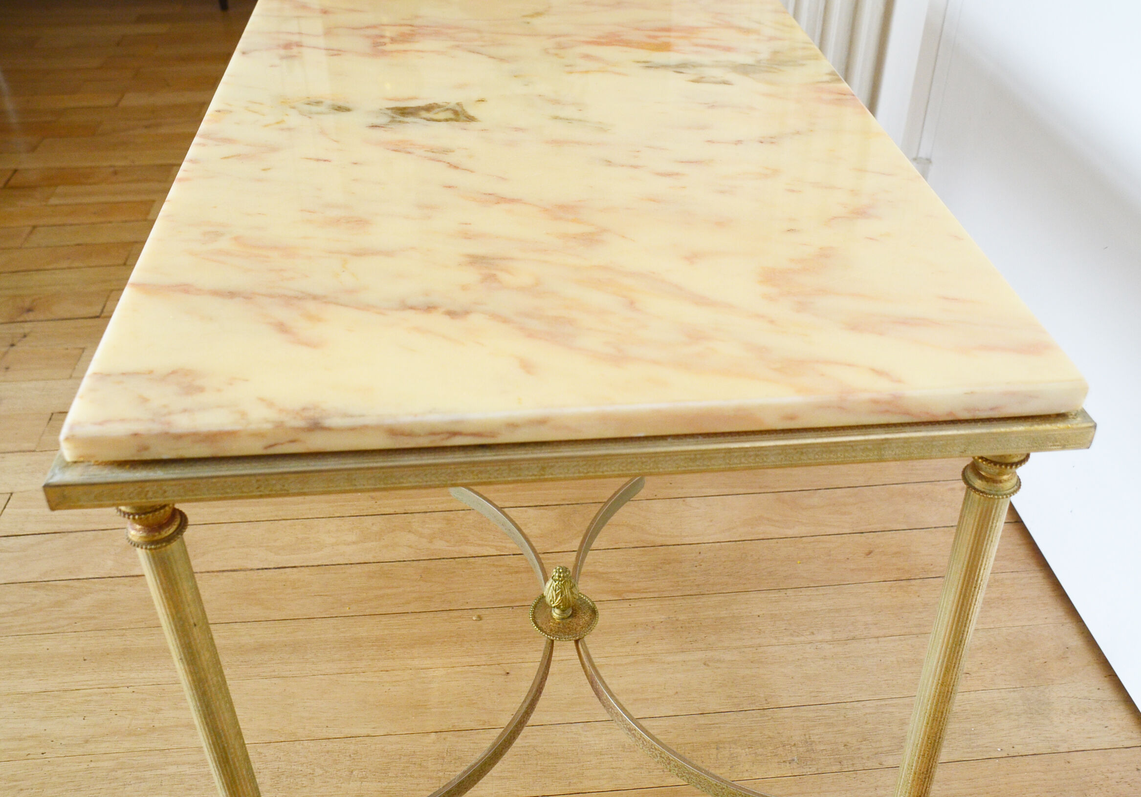 Table basse marbre années 60