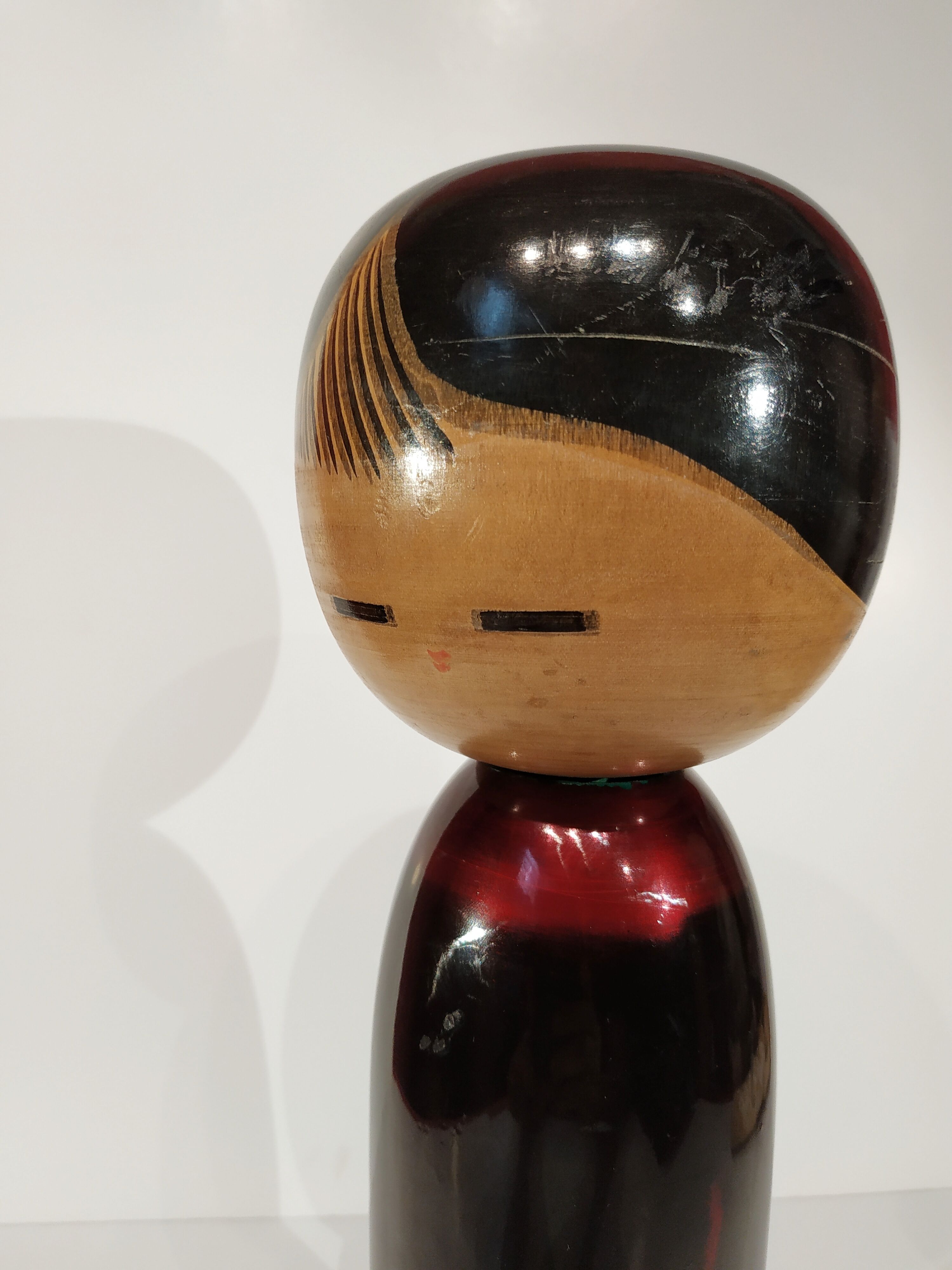 Kokeshi doll, laqué wood, Japan 1945