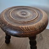 Wooden tripod stool