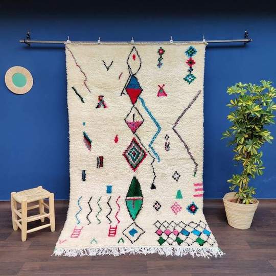 Berber carpet azilal 150x250 cm