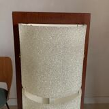 Totem floor lamp in teak and vintage perspex