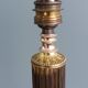 Antique column lamp in marble and gilded metal