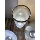 Contemporary smoked-fumè vanished white in murano