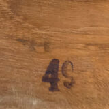 Table danoise teck scandinave par Oluf Theodor Larsen 1960 extensible