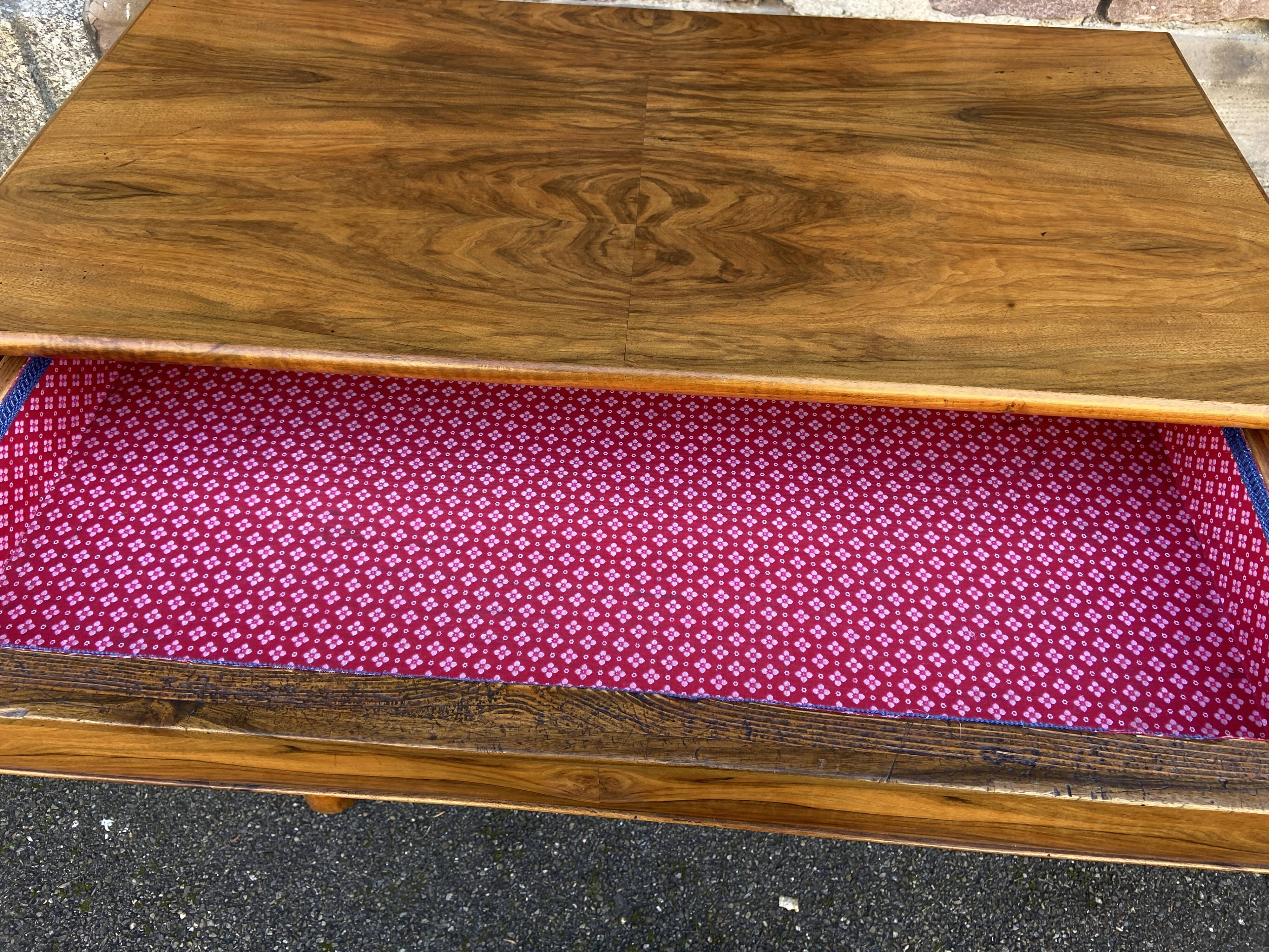 Louis Philippe Biedermeier console circa 1850 walnut