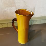 Vintage mustard yellow jug