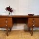 Mid-Century Retro Vintage Teak Desk by White & Newton (1960s)