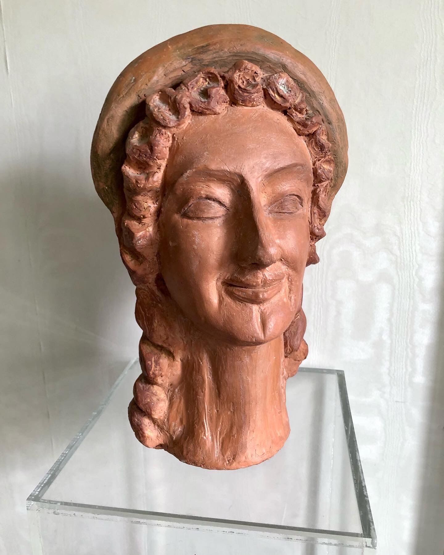 Terracotta head from the 40s