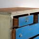 Antique painted pine commode – Central Europe, circa 1890
