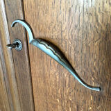 Armoire bois vintage art déco miroir