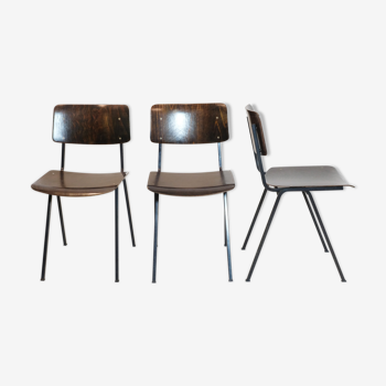 Eromes, trio of F6 chairs from the 60s.