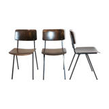 Eromes, trio of F6 chairs from the 60s.
