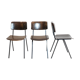 Eromes, trio of F6 chairs from the 60s.