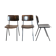 Eromes, trio of F6 chairs from the 60s.