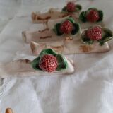 Knife rest in ceramic slip Denise Picart circa 1940