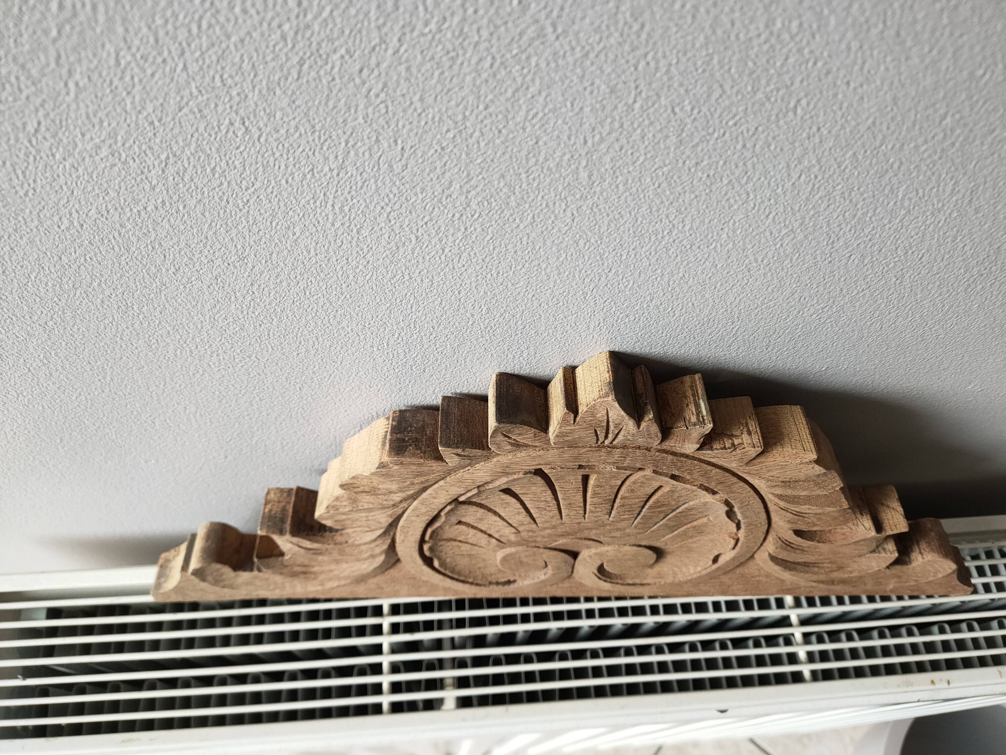 ancient oak pediment