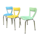 Set de trois chaises Gilac vintages