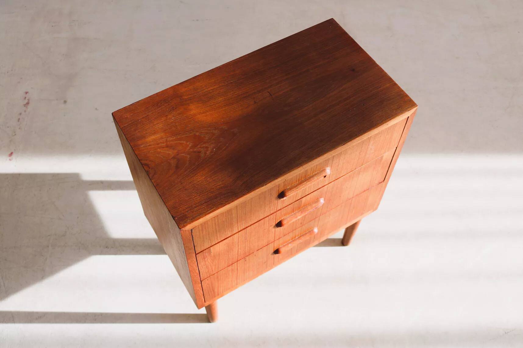 Vintage teak chest of drawers, Denmark, 1960s.