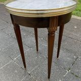 Marble bouillotte table