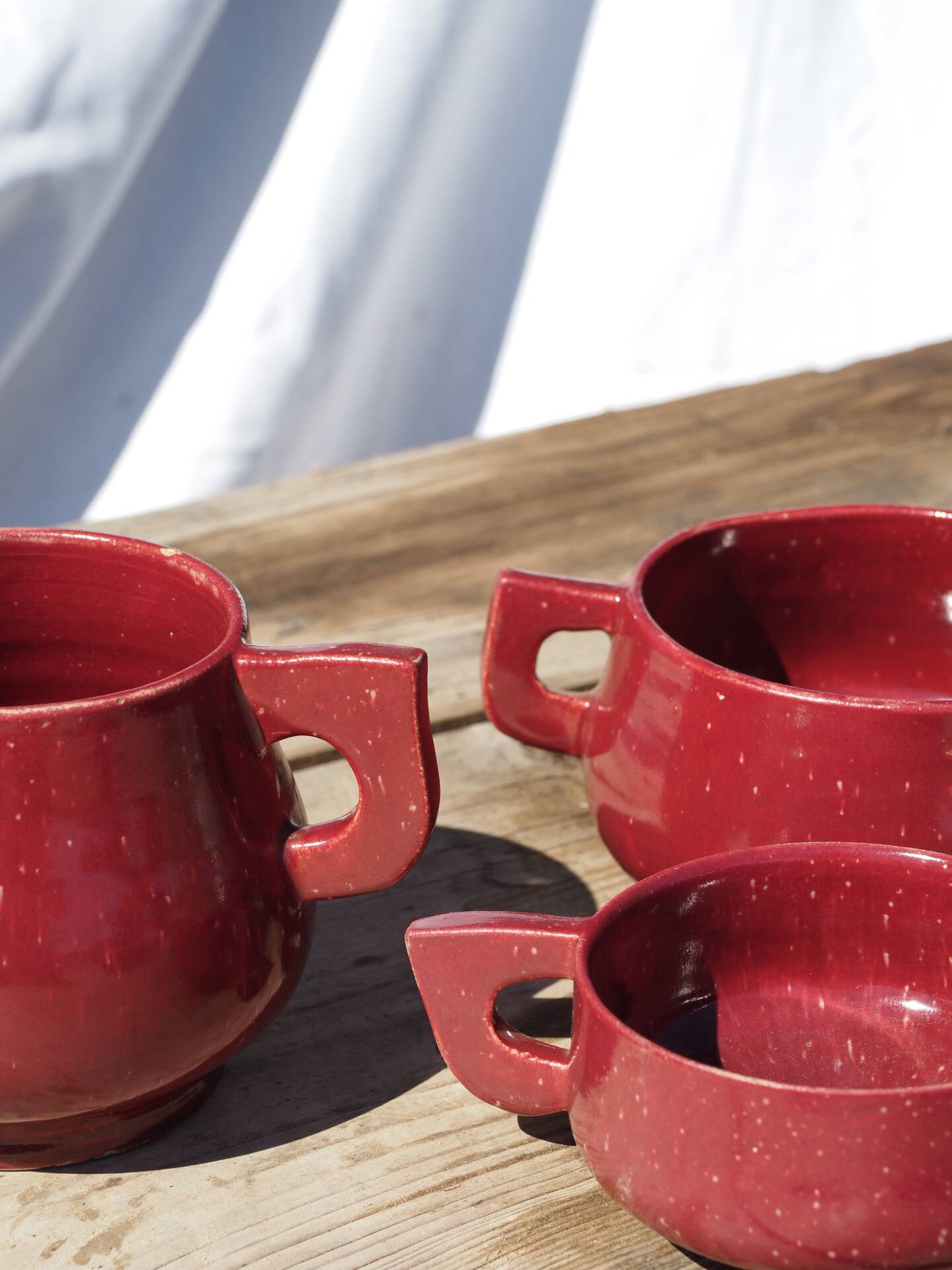 Art Deco Red Tea/Coffee Set