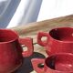 Art Deco Red Tea/Coffee Set