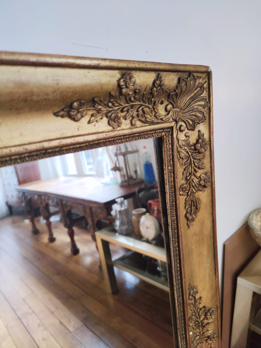 Miroir doré XIXe 78x99cm