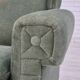 1970s, Danish wingback armchair, original condition, furniture velour, beech wood.